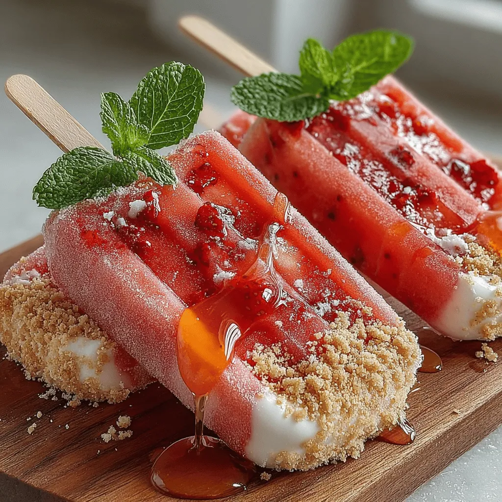 When crafting the perfect Fro-Zen Strawberry Bliss Pops, mastering the art of folding ingredients is essential to maintain a delightful texture. Begin by combining your creamy yogurt base with pureed strawberries in a large mixing bowl. To ensure that the yogurt does not lose its fluffy consistency, use a gentle folding technique. Insert a spatula into the mixture at one side of the bowl, lift it, and turn it over onto itself, repeating this motion until the ingredients are primarily combined. This method preserves the airiness of the yogurt, resulting in a light and creamy popsicle.