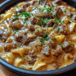 Beef stroganoff is a beloved dish that has warmed hearts and homes for generations. This classic comfort food originated in Russia and has since become a staple in kitchens around the world, celebrated for its rich flavors and creamy textures. Traditionally made with tender cuts of beef and a savory sauce, stroganoff is often served over a bed of egg noodles, making it a filling and hearty meal perfect for any occasion.