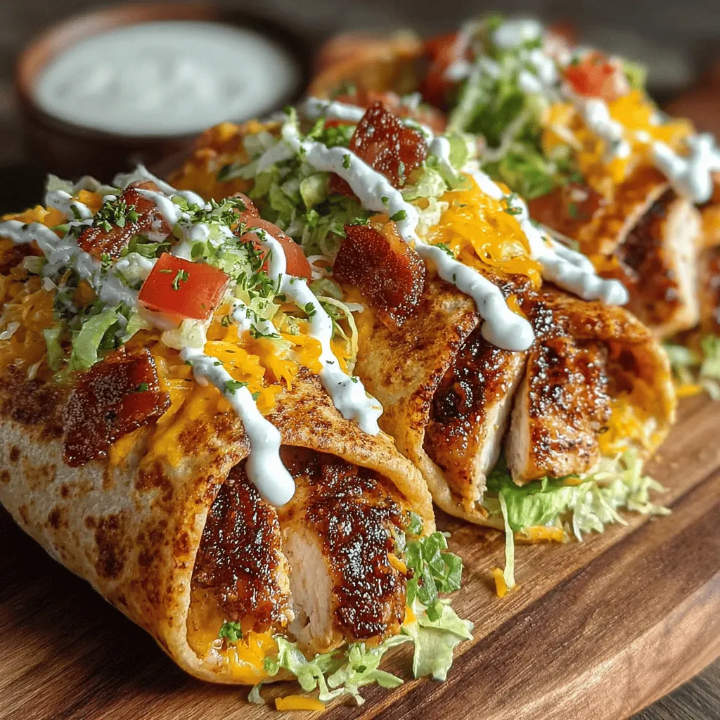 Wraps have become a staple in many households, celebrated for their convenience and versatility as a meal option. Perfect for lunch, dinner, or even a quick snack, wraps can be filled with a variety of ingredients, making them a favorite for those seeking both flavor and functionality. Among the myriad of wrap combinations, the Crispy Chicken Bacon Ranch Wraps stand out as a delicious and satisfying choice. With the savory crunch of crispy chicken, the smoky richness of bacon, and the creamy tang of ranch dressing, these wraps are sure to delight your taste buds while offering a wholesome meal.