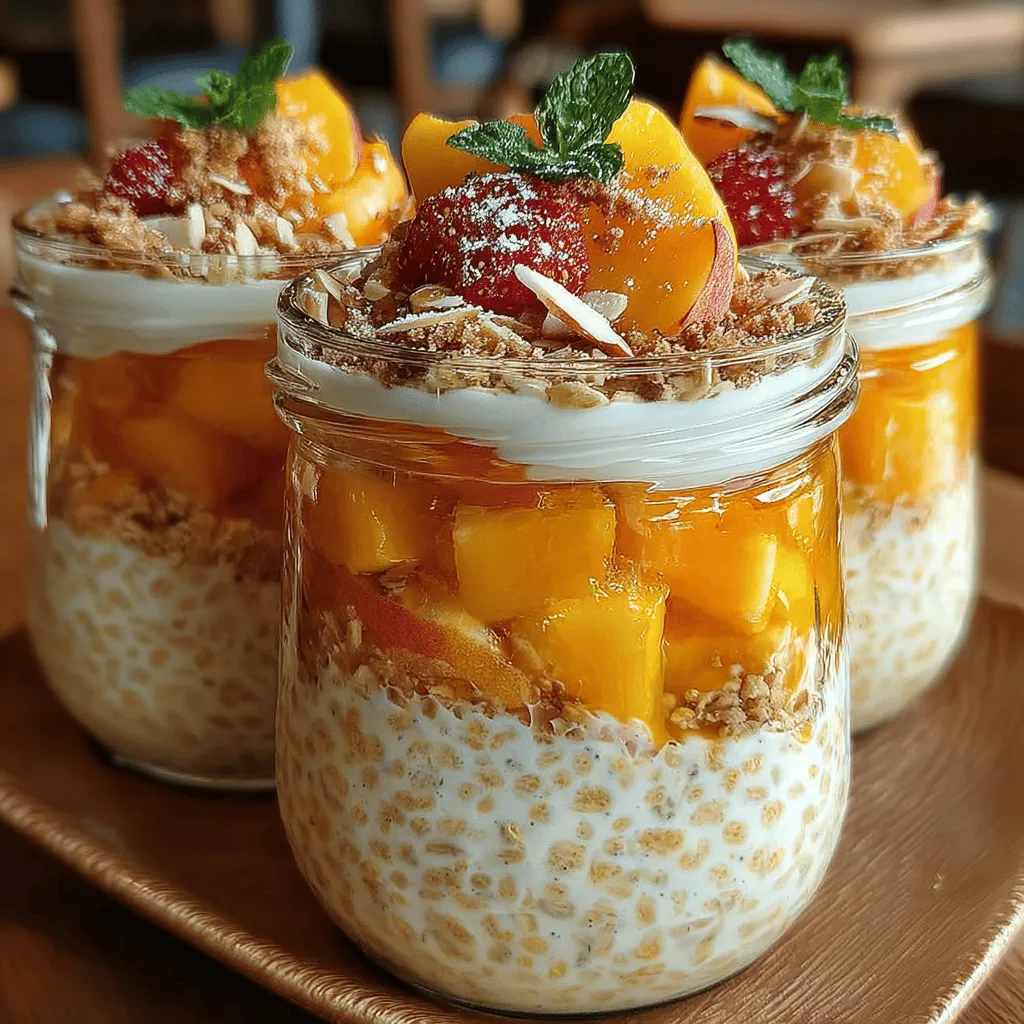 In today's fast-paced world, finding nutritious breakfast options that fit seamlessly into a busy lifestyle can be a challenge. Enter overnight oats—a convenient and versatile solution that has gained popularity for its ease of preparation and endless customization possibilities. This article introduces you to the delightful Peachy Dream Overnight Oats, a recipe that embodies the essence of wholesome eating while celebrating the juicy sweetness of fresh peaches. With this dish, you can kickstart your day with a burst of energy and satisfaction.