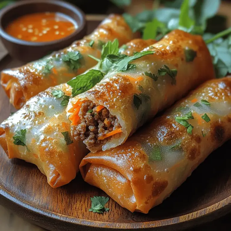 Crispy Vietnamese spring rolls, often known as "goi cuon," are a beloved dish that encapsulates the vibrant flavors and textures of Vietnamese cuisine. With their crunchy exterior, fresh fillings, and a variety of dipping sauces, these spring rolls offer an exciting culinary experience that appeals to both novice cooks and experienced chefs. As modern cooking trends increasingly emphasize the importance of homemade meals, crafting your own spring rolls not only allows for customization in terms of ingredients but also fosters a deeper connection with the food you prepare.