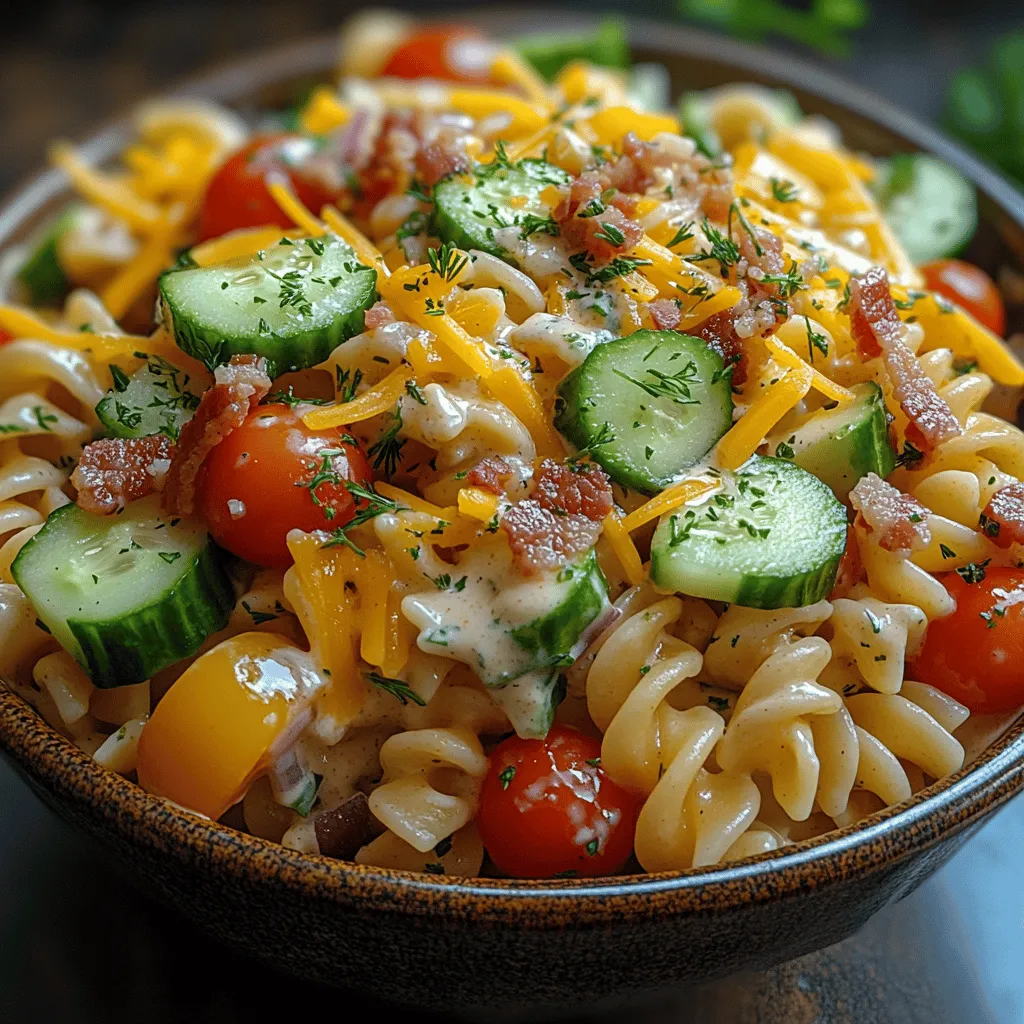 Pasta salads are a timeless culinary creation that seamlessly blend flavors, textures, and colors, making them a desirable dish for a variety of occasions. Whether it’s a summer picnic, a festive potluck, or a simple family gathering, pasta salads offer a delightful mix of ingredients that cater to diverse tastes. One standout variation that has gained popularity over the years is the creamy ranch pasta salad. With its combination of fresh vegetables, savory elements, and a luscious creamy dressing, this dish has become a favorite among many.
