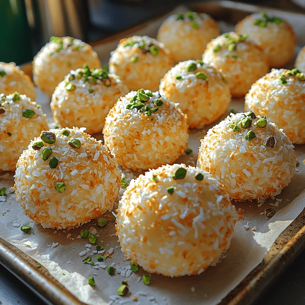 Coating your Sweet Pistachio Coconut Balls is a crucial step that not only enhances their appearance but also adds an extra layer of flavor and texture. Once you have formed the mixture into small balls, it's time to coat them in shredded coconut. Here’s how to do it effectively: