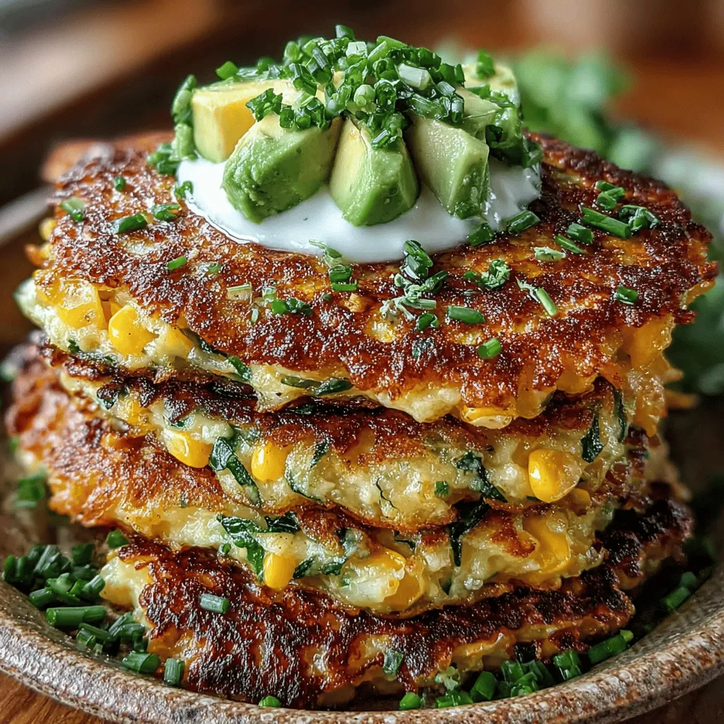 The health benefits of zucchini and corn are significant, making this recipe an excellent choice for those aiming to enhance their dietary intake with nutritious foods. Zucchini is low in calories and high in essential vitamins and minerals, including vitamin C, potassium, and antioxidants that support overall health. Its high water content also aids in hydration. Corn, on the other hand, provides a good source of carbohydrates and fiber, contributing to digestive health and sustained energy levels. The combination of these vegetables not only promotes a balanced diet but also helps in incorporating more plant-based ingredients into meals.