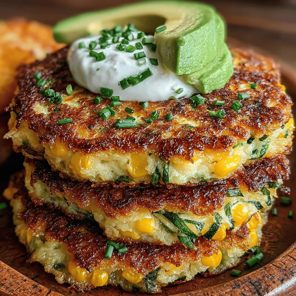 The health benefits of zucchini and corn are significant, making this recipe an excellent choice for those aiming to enhance their dietary intake with nutritious foods. Zucchini is low in calories and high in essential vitamins and minerals, including vitamin C, potassium, and antioxidants that support overall health. Its high water content also aids in hydration. Corn, on the other hand, provides a good source of carbohydrates and fiber, contributing to digestive health and sustained energy levels. The combination of these vegetables not only promotes a balanced diet but also helps in incorporating more plant-based ingredients into meals.