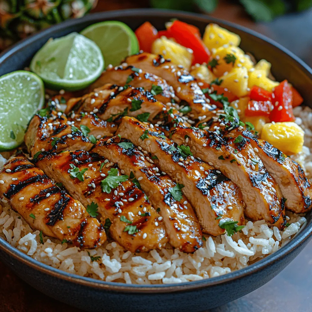 Are you ready to embark on a culinary journey to the tropics? The Tropical Grilled Chicken Pineapple Rice Bowls recipe is a vibrant and delicious dish that transports your taste buds to sun-kissed beaches and lush landscapes. This colorful bowl is not just a feast for the eyes; it's a celebration of fresh ingredients and bold flavors that come together to create a wholesome meal perfect for any occasion.