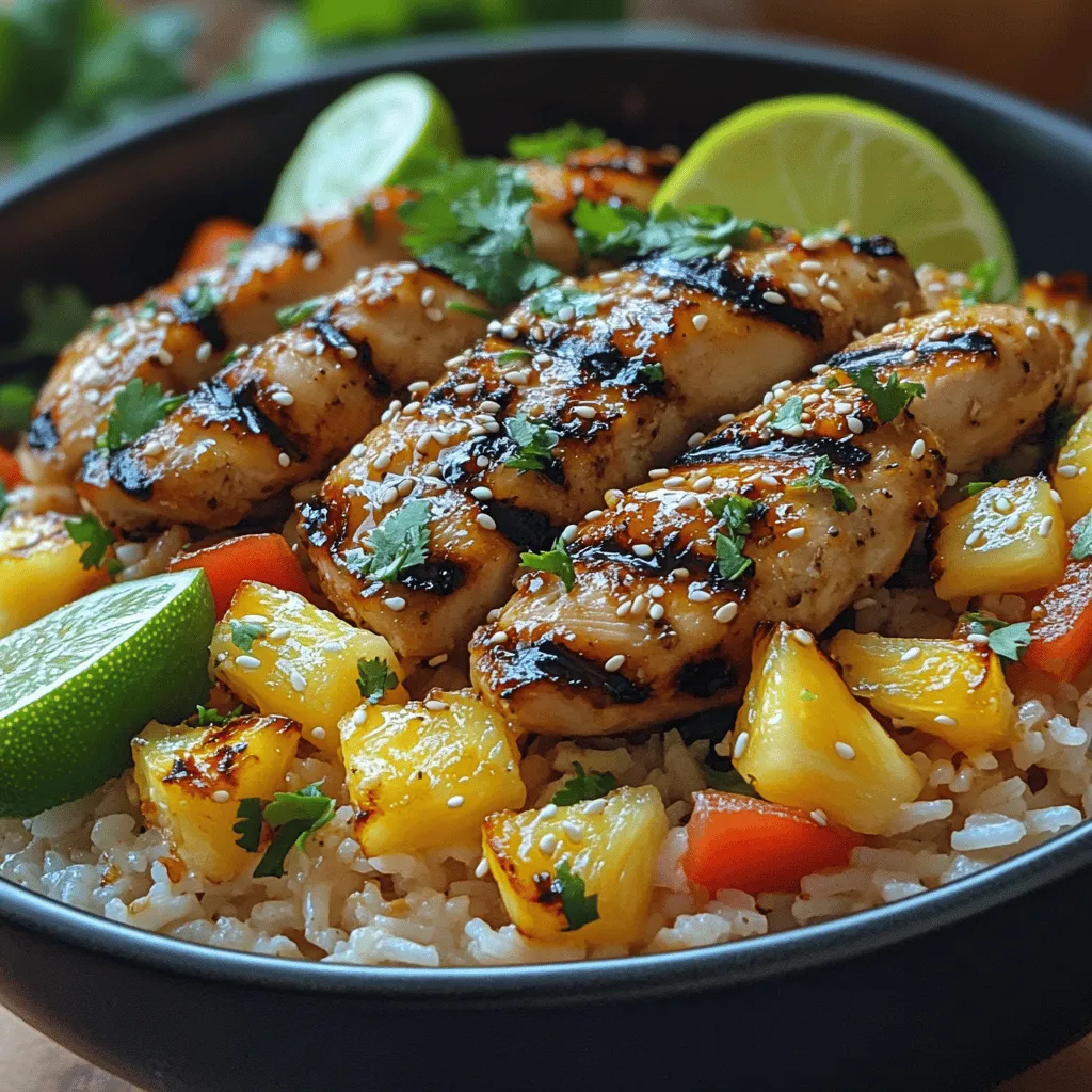 Are you ready to embark on a culinary journey to the tropics? The Tropical Grilled Chicken Pineapple Rice Bowls recipe is a vibrant and delicious dish that transports your taste buds to sun-kissed beaches and lush landscapes. This colorful bowl is not just a feast for the eyes; it's a celebration of fresh ingredients and bold flavors that come together to create a wholesome meal perfect for any occasion.