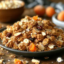 Granola has become a staple in many households, praised for its versatility, health benefits, and delightful crunch. Whether served as a topping on yogurt, enjoyed with milk, or simply eaten by the handful, granola offers a satisfying blend of textures and flavors that can brighten any morning. Among the myriad of granola varieties, the combination of almond and coconut stands out for its nutty aroma and tropical essence. This Toasty Almond Coconut Granola recipe is a perfect way to embrace the wholesome goodness of oats, nuts, and natural sweeteners, making it an ideal breakfast option or snack.