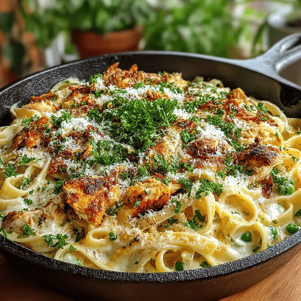 To truly appreciate the nuances of Comforting Creamy Chicken & Pea Pasta, it's important to delve into the ingredients that make this dish a standout. Each component plays a vital role in creating the symphony of flavors and textures that define this recipe.