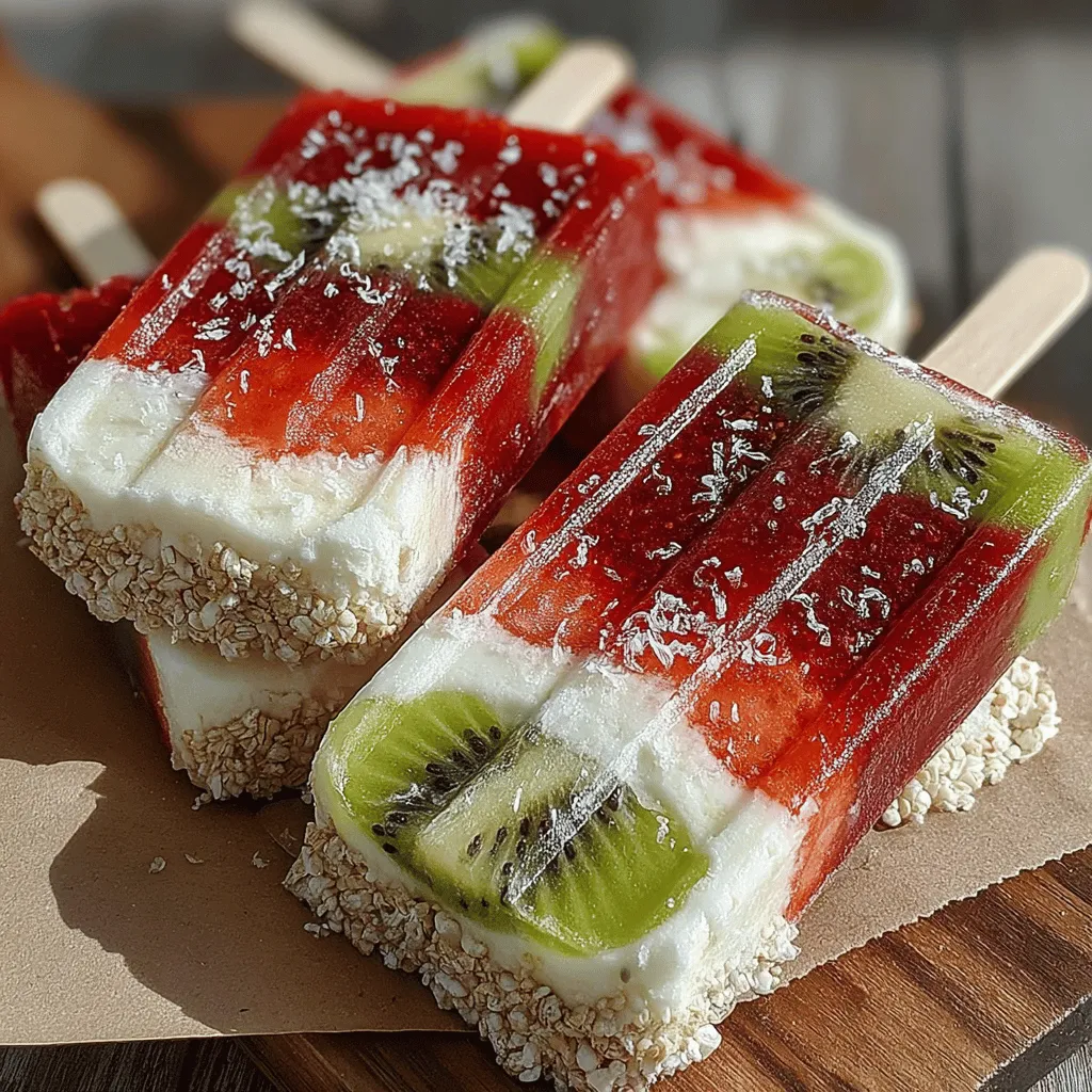 As the sun shines brighter and temperatures rise, the craving for refreshing summer treats becomes almost irresistible. Among the myriad of options available, smoothie pops stand out as a delightful and healthier alternative to traditional ice cream. These frozen treats not only satisfy your sweet tooth but also provide a burst of essential nutrients, making them a guilt-free indulgence for both kids and adults alike. One such creation that perfectly embodies the essence of summer is the Fruity Bliss Strawberry Kiwi Smoothie Pops.
