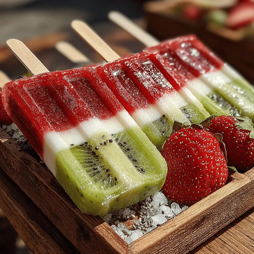 As the sun shines brighter and temperatures rise, the craving for refreshing summer treats becomes almost irresistible. Among the myriad of options available, smoothie pops stand out as a delightful and healthier alternative to traditional ice cream. These frozen treats not only satisfy your sweet tooth but also provide a burst of essential nutrients, making them a guilt-free indulgence for both kids and adults alike. One such creation that perfectly embodies the essence of summer is the Fruity Bliss Strawberry Kiwi Smoothie Pops.