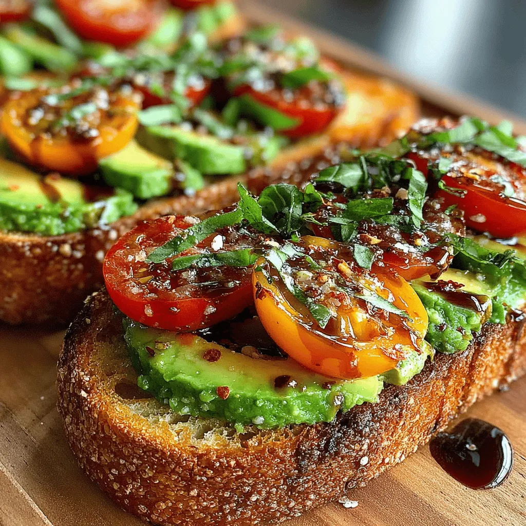 In recent years, avocado toast has soared in popularity, becoming a staple in cafés and homes alike. This simple yet delicious dish embodies the essence of healthy eating, offering a nutritious and satisfying option for breakfast or a snack. The combination of creamy avocado and crispy toast is not only appealing to the palate but also visually enticing, making it a favorite choice for food enthusiasts and Instagrammers. However, as the trend evolves, so do the variations on this classic dish, with one standout recipe being the Savory Tomato Avocado Toast Delight.