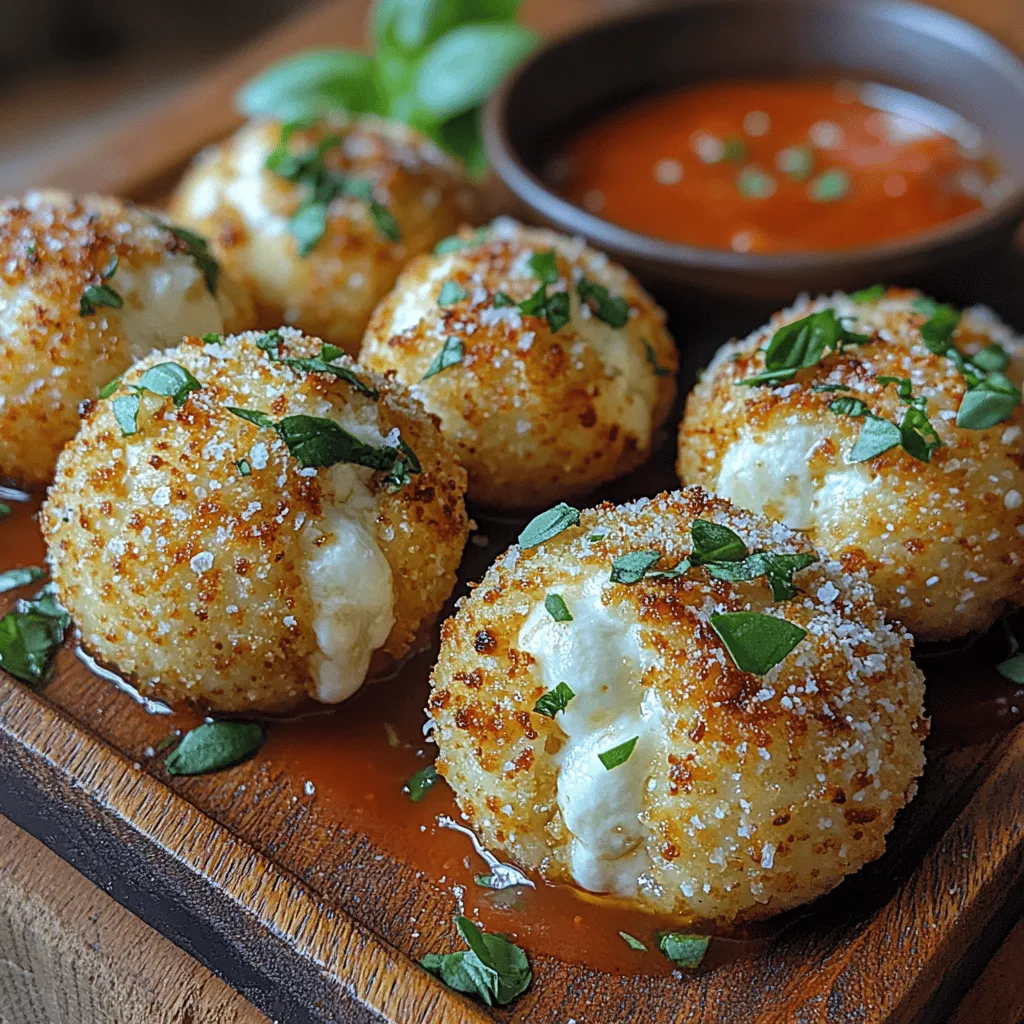 Welcome to the delightful culinary experience of crispy mozzarella stuffed bites, a delectable appetizer that has captured the hearts (and taste buds) of food enthusiasts everywhere. These bites perfectly encapsulate the essence of comfort food, combining the creamy richness of fresh mozzarella with a delightful crunch that beckons to be savored. Whether you're hosting a lively gathering, celebrating a game day with friends, or indulging in a cozy night in, these mozzarella stuffed bites are sure to impress and satisfy.
