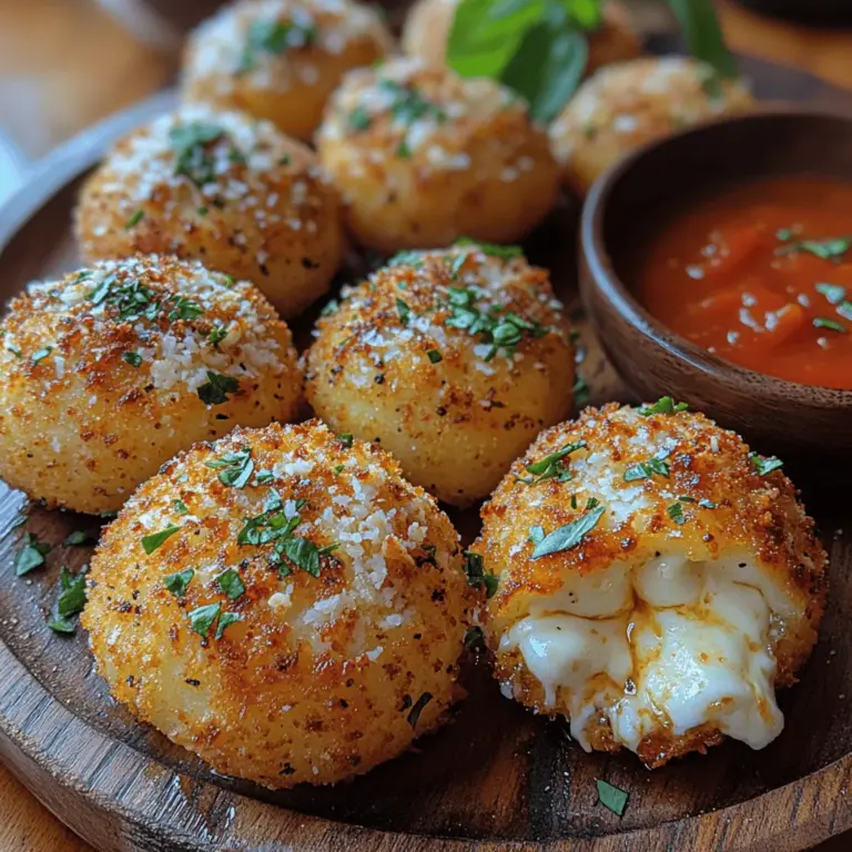 Welcome to the delightful culinary experience of crispy mozzarella stuffed bites, a delectable appetizer that has captured the hearts (and taste buds) of food enthusiasts everywhere. These bites perfectly encapsulate the essence of comfort food, combining the creamy richness of fresh mozzarella with a delightful crunch that beckons to be savored. Whether you're hosting a lively gathering, celebrating a game day with friends, or indulging in a cozy night in, these mozzarella stuffed bites are sure to impress and satisfy.