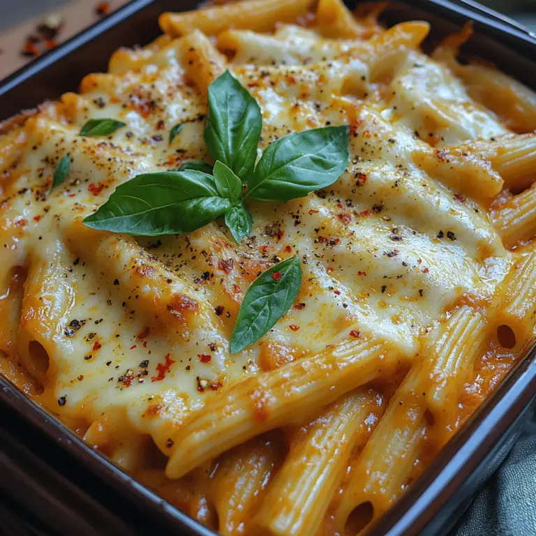 In the realm of comfort foods, few dishes can rival the allure of a creamy tomato basil pasta bake. This delightful recipe combines the hearty texture of penne pasta with a rich and velvety sauce, infused with aromatic herbs and luscious dairy. The result is a dish that is not only satisfying but also evokes a sense of warmth and nostalgia. Whether you’re preparing a family dinner, hosting friends for a casual gathering, or simply indulging in a cozy night at home, this creamy tomato basil pasta bake is sure to please everyone at the table.
