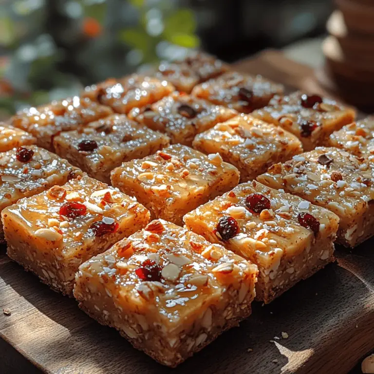 In today’s fast-paced world, finding nutritious snacks that are both delicious and convenient can be a challenge. Enter energy squares, a perfect solution for those on the go. These bite-sized treats are not only satisfying but also packed with wholesome ingredients, making them an ideal choice for a midday pick-me-up or a post-workout refuel. Among the myriad of energy square recipes available, Sweet Almond Oat Energy Squares stand out for their delightful blend of flavors and textures, all while being easy to prepare.