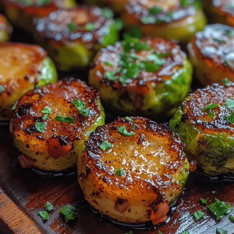 Welcome to the delightful world of Smoky Maple Bacon Brussels, a dish that beautifully marries the earthy, slightly bitter flavor of Brussels sprouts with the rich, savory notes of crispy bacon and the sweet allure of maple syrup. This recipe has gained significant popularity in recent years, particularly among food enthusiasts looking for a side dish that is both indulgent and wholesome. The combination of these ingredients not only elevates the humble Brussels sprout but also contributes to a vibrant plate that can complement a variety of main dishes or stand alone as a satisfying vegetarian option when bacon is omitted.