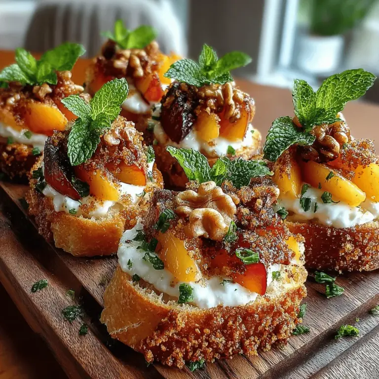 As the warm days of summer approach, there's no better way to celebrate the season than with a vibrant and refreshing dish like Zesty Peach Bites. This delightful recipe captures the essence of ripe peaches, elevating them into a tantalizing snack or dessert that is perfect for any occasion. Whether you're hosting a backyard barbecue, looking for a quick and healthy snack, or seeking an elegant appetizer to impress guests, Zesty Peach Bites are sure to please.