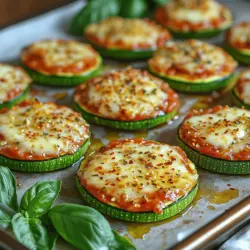 In the realm of healthy snacking, few options shine as brightly as Zesty Zucchini Pizza Bites. These delightful morsels serve as a delicious and guilt-free alternative to traditional pizza, allowing you to indulge in the flavors you love without the excess calories. Perfectly sized for both kids and adults, these bite-sized snacks are not only easy to prepare but also bursting with flavor, making them an ideal choice for a gathering, a quick weeknight treat, or a nutritious addition to your meal planning. Let’s delve into the origins of this recipe and the steps to create these fantastic zucchini pizza bites.