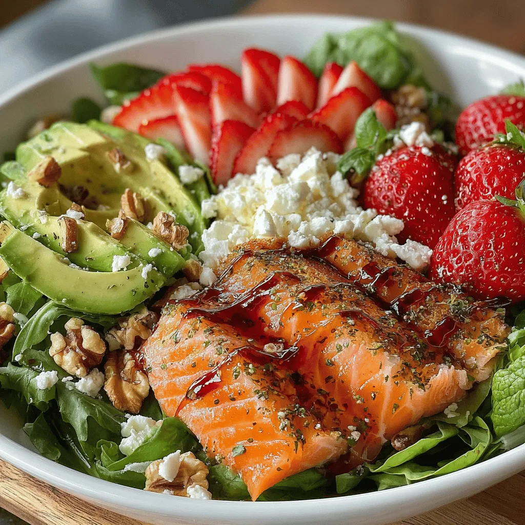 In recent years, salads have surged in popularity as a go-to meal option for health-conscious individuals. With their ability to combine a variety of ingredients, salads not only offer a satisfying meal but also a burst of nutrients that can support a balanced diet. Among the myriad of salad recipes available, the Strawberry & Salmon Salad Bowl stands out, captivating both the eyes and the palate with its vibrant colors and wholesome ingredients.