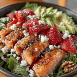 In recent years, salads have surged in popularity as a go-to meal option for health-conscious individuals. With their ability to combine a variety of ingredients, salads not only offer a satisfying meal but also a burst of nutrients that can support a balanced diet. Among the myriad of salad recipes available, the Strawberry & Salmon Salad Bowl stands out, captivating both the eyes and the palate with its vibrant colors and wholesome ingredients.