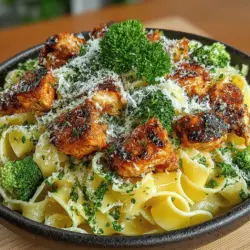 When it comes to comfort food that is both satisfying and health-conscious, Zesty Lemon Garlic Chicken Pasta with Broccoli stands out as a vibrant option that pleases the palate while nourishing the body. This delightful dish melds the succulent flavors of chicken with the bright acidity of fresh lemon and the aromatic essence of garlic, all coming together to create a meal that is not only delicious but also visually appealing. Combining these ingredients with al dente pasta and tender broccoli elevates this dish to a wholesome dining experience that is perfect for any occasion.