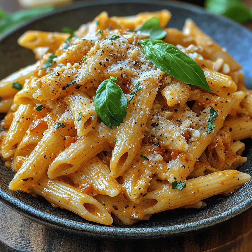 Sautéing garlic is an essential step in elevating the flavor of your creamy roasted pepper penne. To achieve the best results, it’s important to use the right technique. Start by selecting fresh garlic cloves—about three to four should suffice for this recipe.