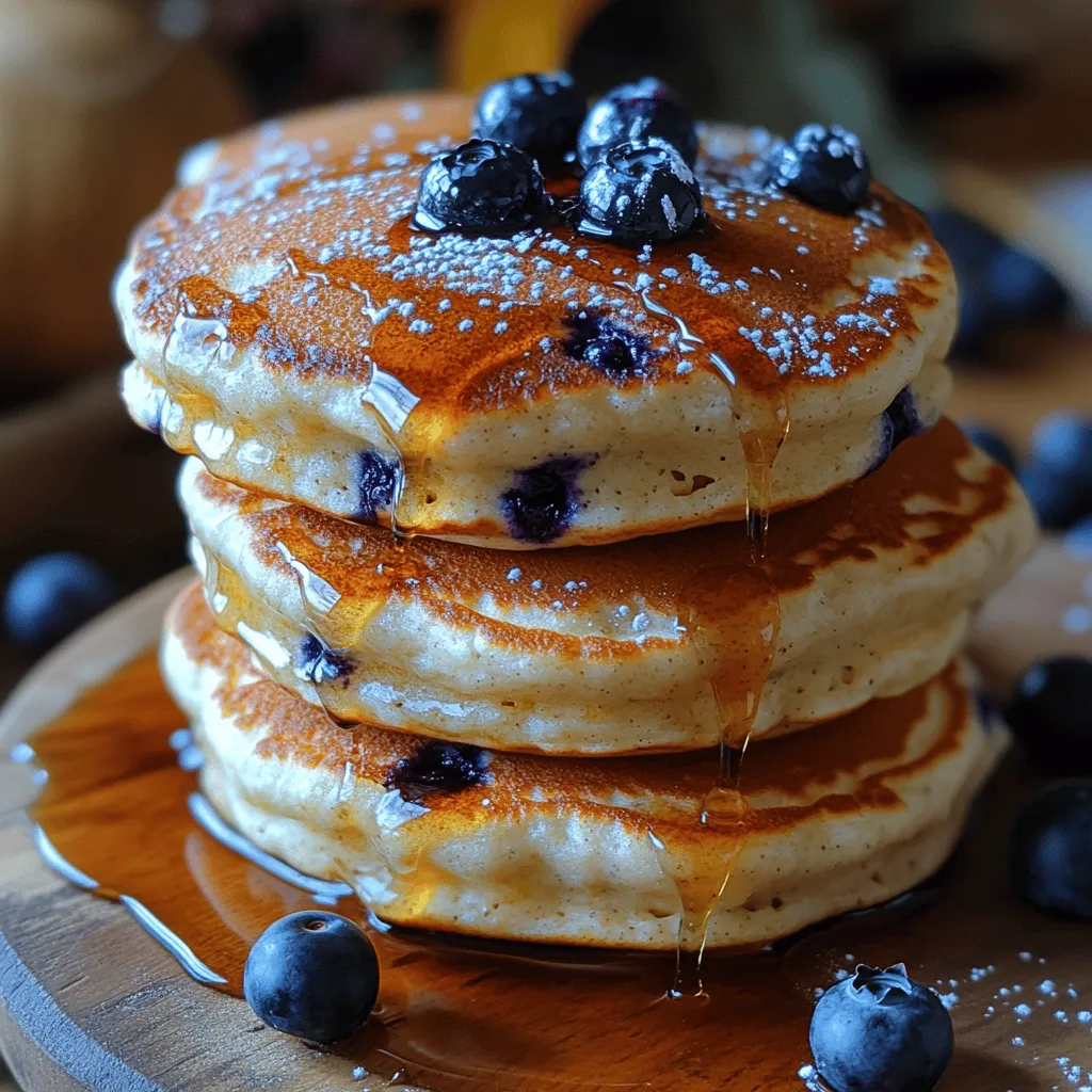 Fluffy Ricotta Blueberry Hotcakes are not just your average pancakes; they’re a delightful twist on a classic breakfast staple that has captured the hearts of breakfast enthusiasts everywhere. These hotcakes combine the rich, creamy texture of ricotta cheese with the sweet burst of juicy blueberries, resulting in a stack of fluffy, mouthwatering pancakes that will elevate any morning meal. The balance of flavors and textures in this dish makes it a standout choice for a weekend brunch or a special treat any day of the week.