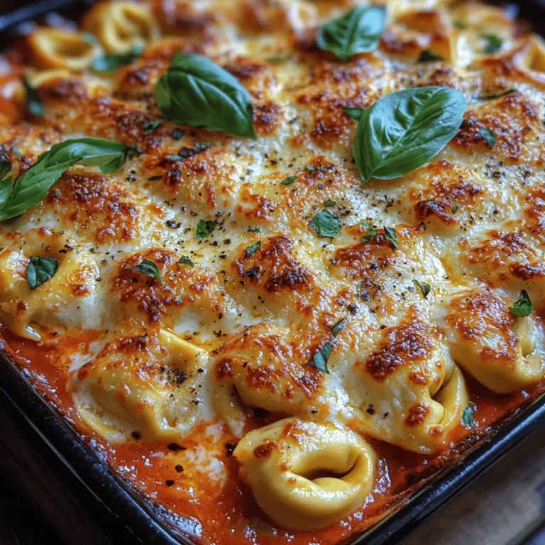 Comfort food holds a special place in the hearts of many, evoking memories of family gatherings, warm kitchens, and the simple joy of sharing a meal. Among the myriad of comfort food options, cheesy pasta dishes stand out for their satisfying flavors and nostalgic qualities. One quintessential recipe that embodies these traits is the cheesy tomato tortellini bake. This dish not only offers a rich and hearty flavor profile but also features an easy-to-follow preparation that makes it an ideal choice for busy weeknights or relaxed family dinners.