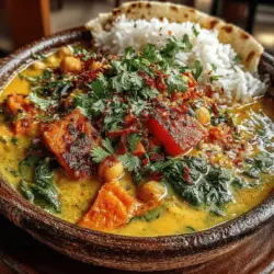 Creamy Chickpea & Sweet Potato Coconut Curry is a delightful dish that beautifully blends flavors, textures, and nutrition. This vegan curry is not only a feast for the senses but also a nourishing option that caters to a variety of dietary preferences. With its vibrant colors and enticing aroma, it captures the essence of comfort food while being entirely plant-based. As more individuals seek to incorporate healthier eating habits into their lives, plant-based meals like this curry have gained significant popularity. They are not only delicious but also promote wellness and sustainability.