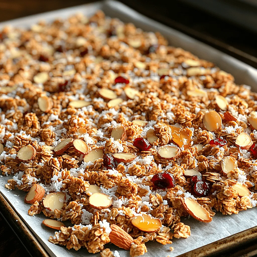 Granola has become a staple in breakfast culture over the years, beloved for its versatility and wholesome ingredients. Among the myriad of granola recipes out there, the Toasty Almond Coconut Granola stands out as a delightful blend of crunchy almonds and rich coconut that not only satisfies your taste buds but also provides a nourishing start to your day. This recipe is not just about mixing oats and nuts; it's a culinary experience that evokes nostalgia, bringing to mind cozy mornings spent in the kitchen with family.