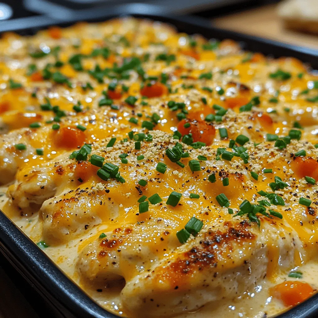 Creamy Ranch Chicken Bake is a comforting and hearty dish that promises to be a favorite among families looking for an easy and satisfying weeknight dinner. This delightful recipe combines tender chicken with a rich, flavorful sauce, creating a meal that is both comforting and indulgent. The beauty of this dish lies not only in its delicious taste but also in its simplicity, making it a perfect choice for busy evenings when time is of the essence. Furthermore, the versatility of Creamy Ranch Chicken Bake allows for numerous variations, inviting cooks to customize it with an array of vegetables or toppings to suit their preferences.