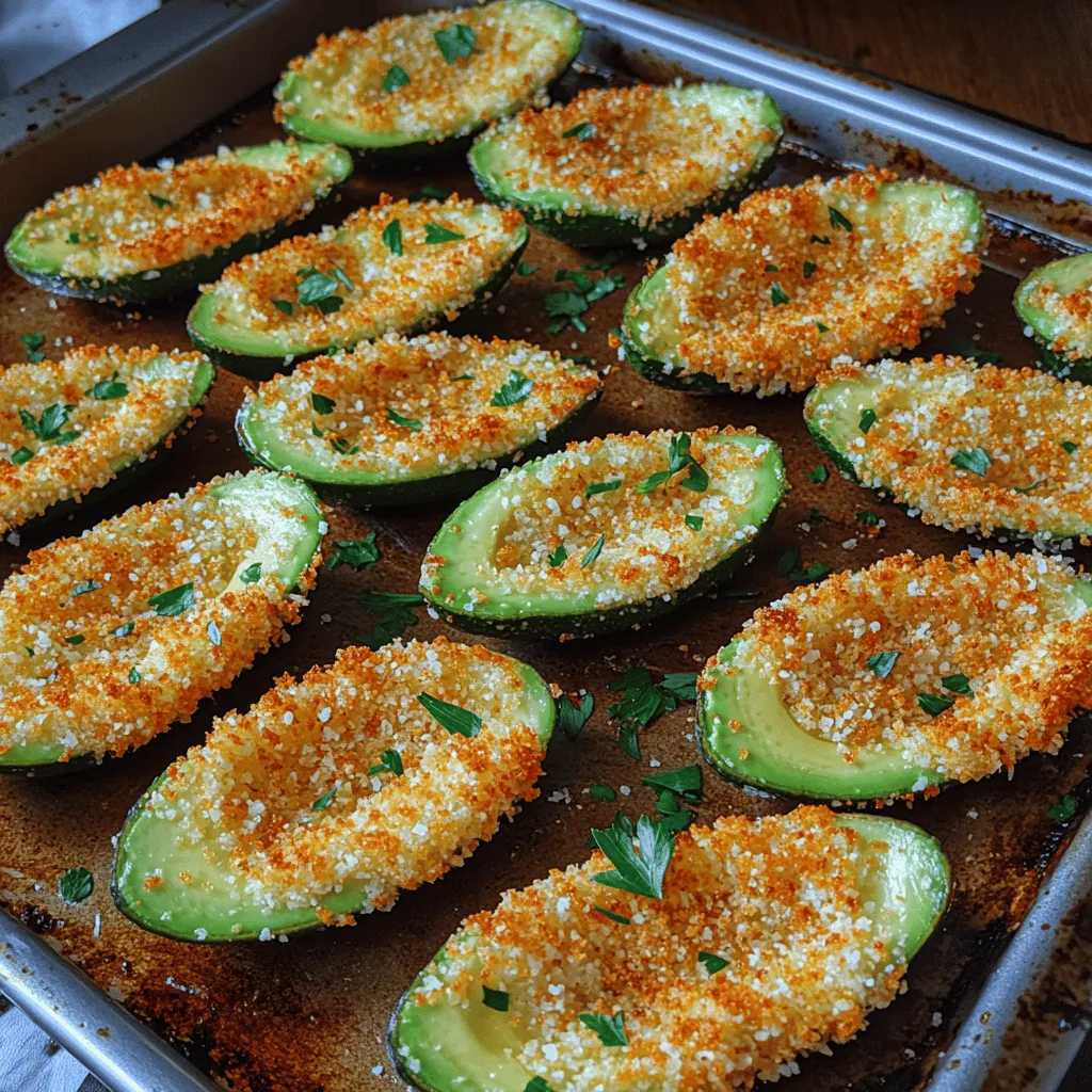 Crispy Parmesan Avocado Fries are an innovative and mouthwatering take on a beloved snack. Combining the creamy texture of ripe avocados with a crunchy, cheesy coating, these fries offer a unique culinary experience that delights the senses. Whether enjoyed as a side dish, appetizer, or even a light meal, these fries are not only delicious but also a healthier alternative to traditional fried snacks. The contrast of the crispy outer layer and the smooth, buttery avocado inside makes every bite a perfect blend of flavors and textures.