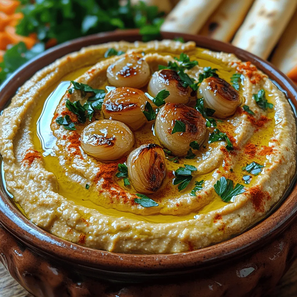 Hummus has transcended its Middle Eastern origins to become a beloved staple in kitchens and restaurants around the globe. This creamy roasted garlic hummus recipe not only showcases the rich, savory flavors of roasted garlic but also offers a nutritious dip that pairs perfectly with a variety of dishes. Whether you're hosting a gathering, enjoying a quiet evening at home, or simply looking for a healthy snack, this hummus is the perfect choice.