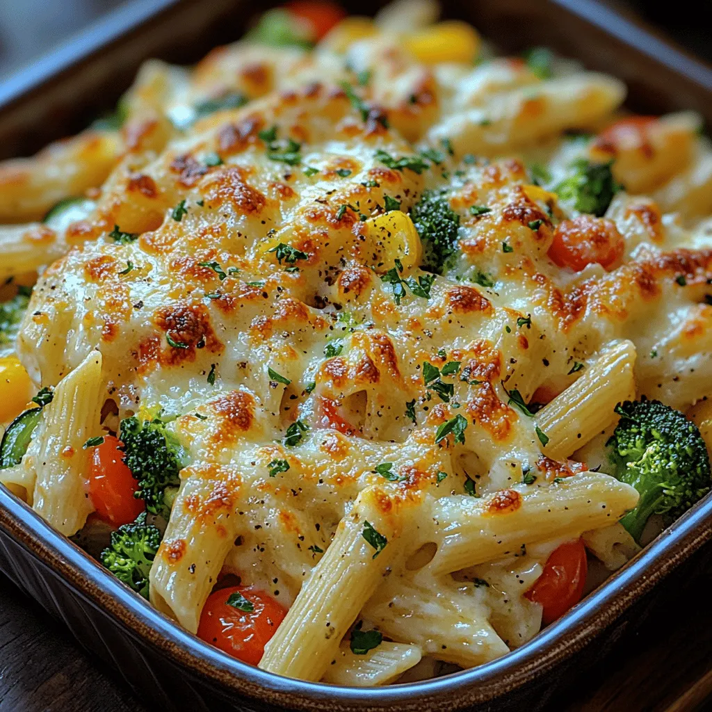 In the realm of vegetarian comfort food, few dishes can rival the creamy richness and satisfying flavors of a well-prepared bake. Our Creamy Alfredo Veggie Bake is a perfect embodiment of this culinary delight, combining the beloved Alfredo sauce with a vibrant medley of fresh vegetables. This dish offers a harmonious balance of creamy texture and nutritional goodness, making it an ideal choice for family dinners, gatherings, or even a cozy night in.