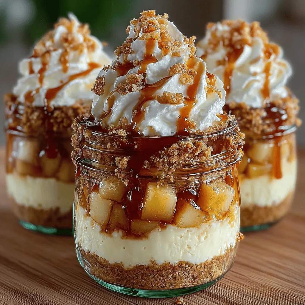 The cream cheese filling is the heart of your No-Bake Caramel Apple Pie Cups, delivering a rich and creamy texture that perfectly complements the sweet apples and caramel. To achieve that smooth and luscious consistency, begin by using room-temperature cream cheese. This ensures that it blends effortlessly without any lumps.