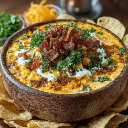 In recent years, queso dip has surged in popularity, becoming a staple in appetizer menus across the United States. This rich, creamy dip, often enjoyed at gatherings and parties, has captured the hearts of many with its velvety texture and savory flavor profile. Among the myriad of queso variations, the Sweet Corn & Bacon Queso Dip stands out as a delightful concoction that marries the sweet, crisp taste of corn with the indulgent smokiness of bacon. This dip is not just a treat for the taste buds; it embodies comfort food at its finest, perfect for sharing with friends and family.