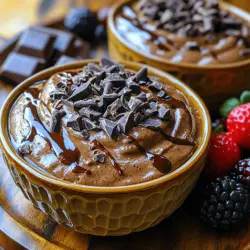 To truly appreciate this decadent dark chocolate avocado mousse, it's essential to delve into the key ingredients that make it not only delicious but also nutritious. Each component plays a vital role in both flavor and health benefits, ensuring that every spoonful is a delightful experience.