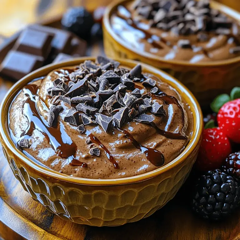 To truly appreciate this decadent dark chocolate avocado mousse, it's essential to delve into the key ingredients that make it not only delicious but also nutritious. Each component plays a vital role in both flavor and health benefits, ensuring that every spoonful is a delightful experience.