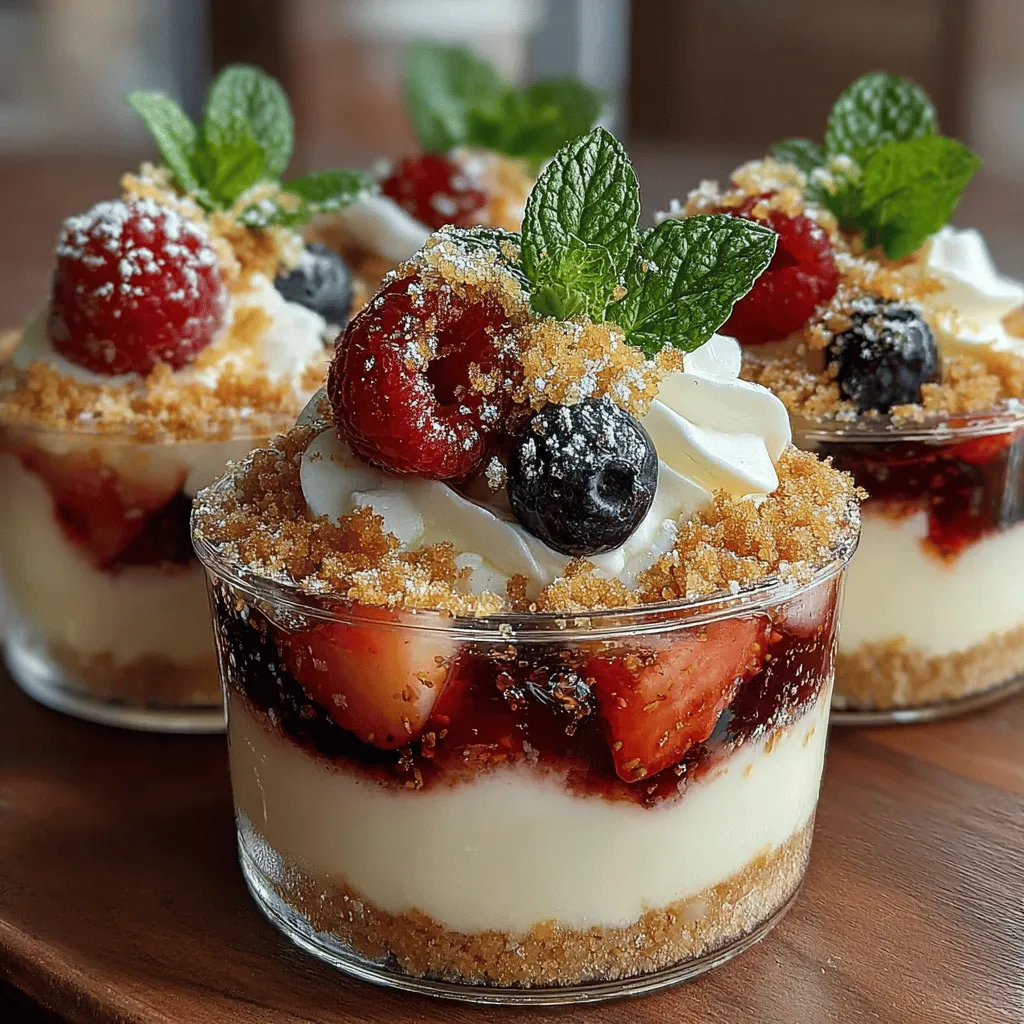 When it comes to creating a dessert that captivates the senses, few options are as visually appealing and deliciously indulgent as Berry Mascarpone Trifle Cups. This delightful, no-bake dessert is perfect for all occasions—be it a summer gathering, a holiday celebration, or simply a sweet treat to enjoy at home. The trifle cups are a harmonious blend of flavors and textures, featuring succulent layers of fresh berries, rich mascarpone cheese, and a crunchy graham cracker base.