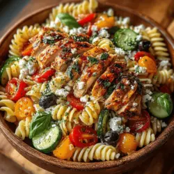 To create an exceptional Refreshing Chilled Chicken Pasta Salad, it’s essential to understand the role of each ingredient and how they contribute to the dish's overall flavor profile and nutritional value.