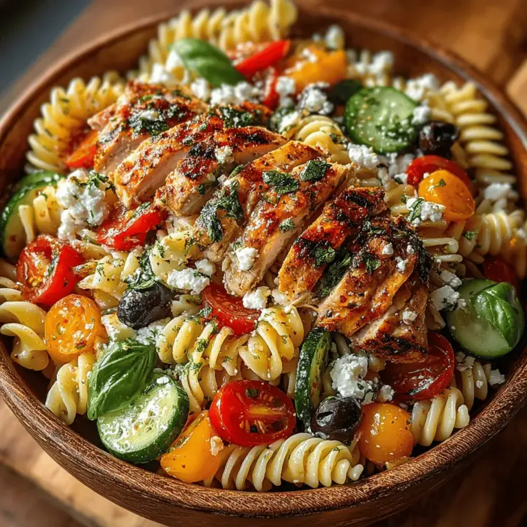 To create an exceptional Refreshing Chilled Chicken Pasta Salad, it’s essential to understand the role of each ingredient and how they contribute to the dish's overall flavor profile and nutritional value.
