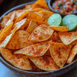 In the realm of homemade snacks, few things can rival the satisfaction of biting into a freshly made tortilla chip. Our Zesty Crunchy Chili Lime Tortilla Chips are a perfect example of how a simple recipe can yield an extraordinary snack experience. With their satisfying crunch and bold flavors, these chips are not just a side dish; they can elevate any gathering or serve as the ultimate comfort food for a cozy movie night at home.