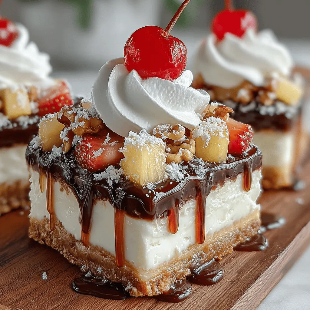 When it comes to frozen desserts, few treats can rival the delightful experience of a banana split. Now, imagine that classic sundae transformed into an easy-to-make frozen bar. Enter the Frozen Banana Split Bars—a delicious blend of creamy, fruity, and chocolatey goodness. This recipe not only captures the essence of the beloved banana split but also offers a healthier twist, making it an appealing option for dessert lovers of all ages.