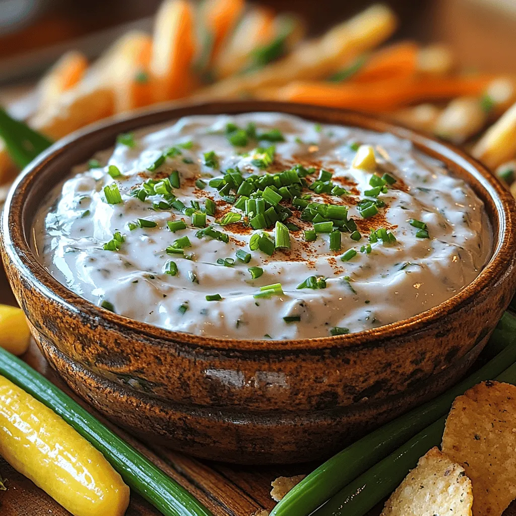 In the realm of appetizers and snacks, few dishes can match the versatility and crowd-pleasing appeal of a good dip. Among the myriad of options available, the Zesty Greek Yogurt Ranch Dip stands out as a fresh, tangy, and health-conscious alternative to traditional ranch dressings. This dip is not only easy to prepare but also packed with flavor, making it a perfect companion for fresh vegetables, crackers, or even as a topping for grilled meats. In this article, we will delve into the origins of this delightful dip, explore its essential ingredients, and outline the preparation techniques that will elevate your culinary skills.