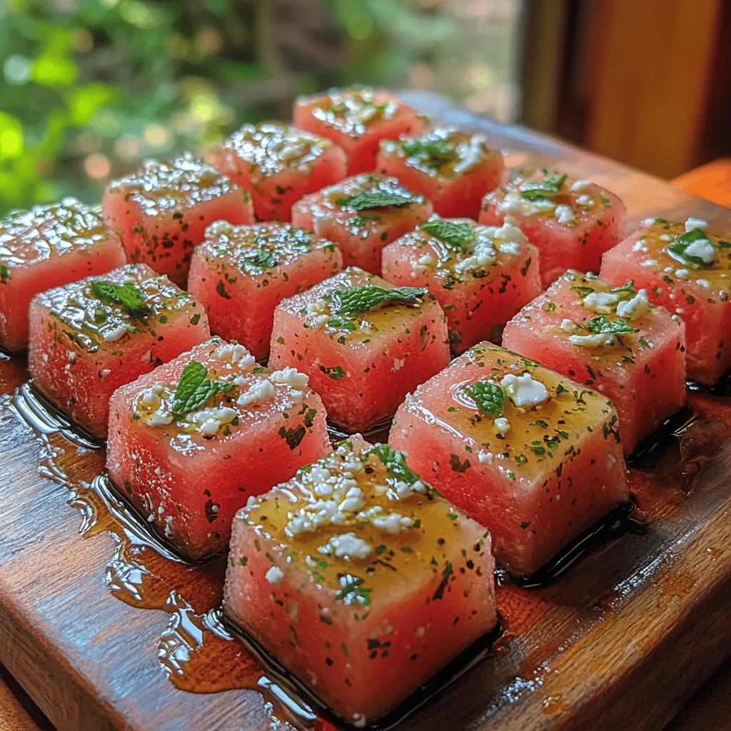 As summer approaches, nothing quite captures the essence of the season like refreshing watermelon feta bites. This vibrant dish, combining the sweetness of ripe watermelon with the salty creaminess of feta cheese, is an eye-catching appetizer that is perfect for warm-weather gatherings. Whether you are hosting a barbecue, attending a picnic, or simply enjoying a light snack, watermelon feta bites offer a delightful contrast of flavors and textures that are sure to please any palate.