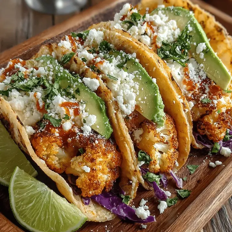 In recent years, plant-based meals have soared in popularity, resonating with health-conscious consumers and food enthusiasts alike. Among the various offerings in the plant-based world, tacos have emerged as a favorite due to their versatility and ability to cater to a wide range of tastes. Golden roasted cauliflower tacos, in particular, have captured the hearts and palates of both vegans and non-vegans. The humble cauliflower, once relegated to the sidelines, has taken the spotlight as a robust meat substitute, offering a delightful combination of textures and flavors that can satisfy even the most discerning taco lover.