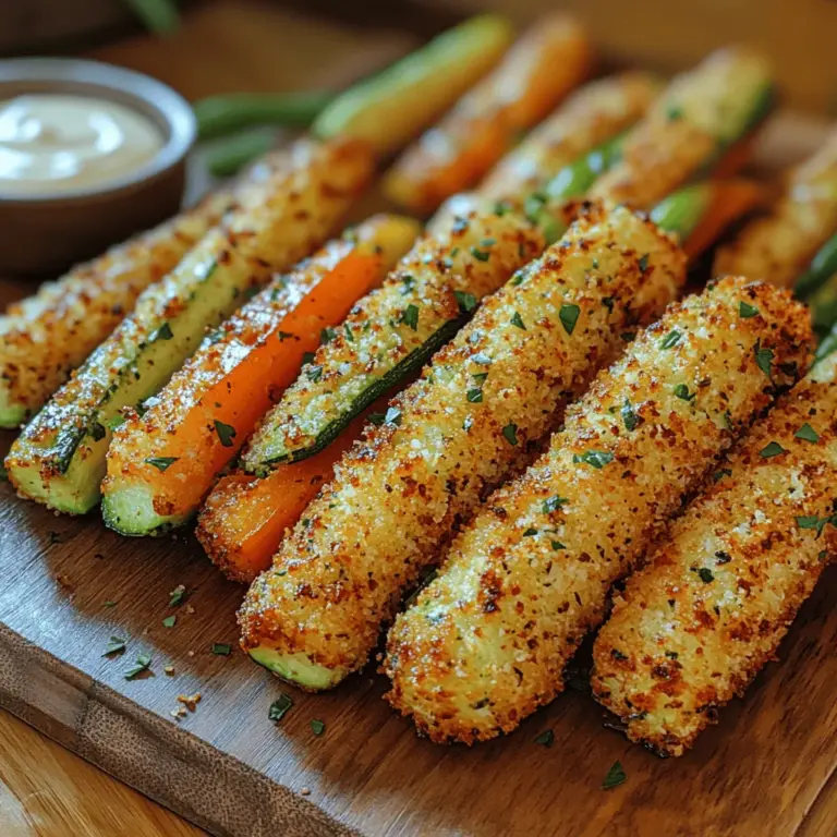 In a world where health-conscious eating is increasingly embraced, the culinary landscape has transformed to accommodate a variety of dietary preferences without sacrificing flavor or enjoyment. One such innovation is the air fryer, a kitchen appliance that has redefined how we prepare our favorite snacks and meals. Among the myriad of dishes that can be created with this appliance, crunchy air-fried veggie sticks stand out as a wholesome and satisfying option. These veggie sticks not only satisfy the craving for crunch but also deliver a robust nutritional profile that can enhance any meal or serve as a delightful snack.