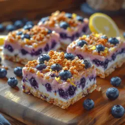 If you're on the hunt for a delicious yet nutritious snack, look no further than Zesty Blueberry Bliss Bars. This delightful recipe combines the vibrant flavors of blueberries and zesty lemon to create a treat that not only satisfies your sweet tooth but also provides a host of health benefits. Perfect for breakfast on-the-go, a midday snack, or a post-dinner dessert, these bliss bars are as versatile as they are delicious.