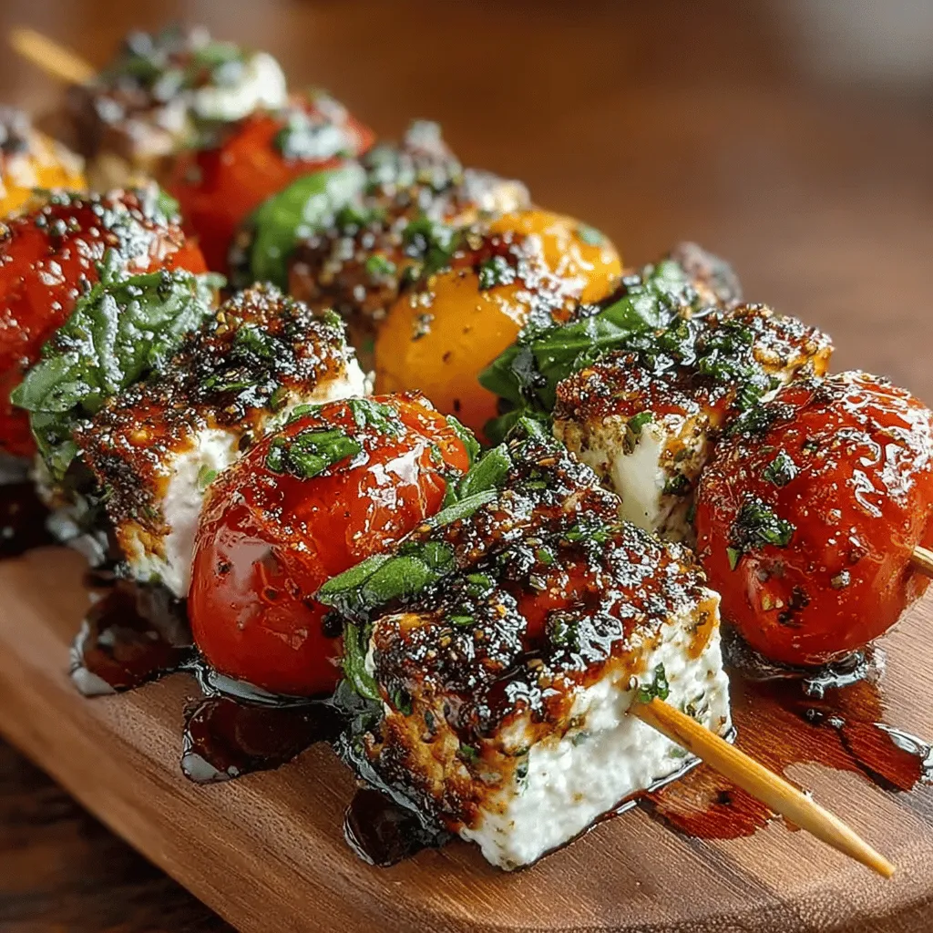 Skewers have long been a beloved dish, celebrated for their versatility and the joyful experience of sharing food. From backyard barbecues to elegant dinner parties, skewers offer a convenient way to serve a variety of flavors on a single stick. Among the myriad of options available, Tomato Feta Skewers stand out for their vibrant colors and refreshing taste, making them an ideal choice for summer gatherings. This delightful dish brings together the freshness of cherry tomatoes, the creamy indulgence of feta cheese, and the aromatic touch of basil, creating a flavor explosion that is both satisfying and refreshing.